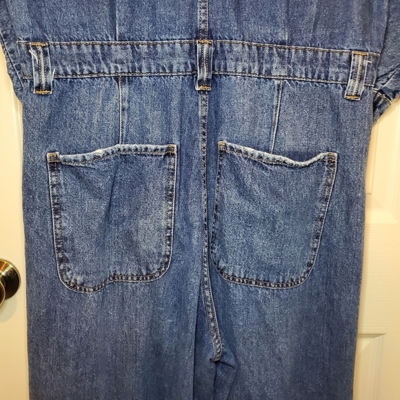 We The Free Sammie Denim Coverall Sz XL - Picture 12 of 16